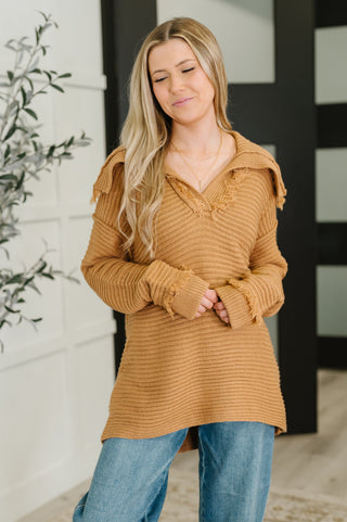 Jodifl Travel Far & Wide Sweater in Taupe