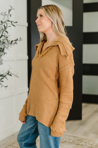 Jodifl Travel Far & Wide Sweater in Taupe