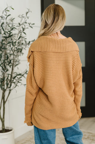 Jodifl Travel Far & Wide Sweater in Taupe
