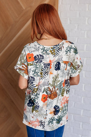 GeeGee Truly Paradise Dolman Sleeve Blouse