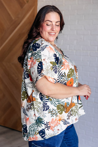 GeeGee Truly Paradise Dolman Sleeve Blouse