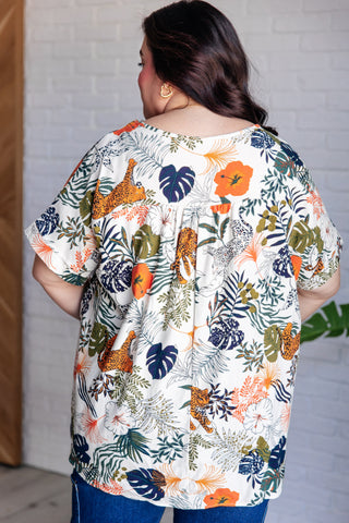 GeeGee Truly Paradise Dolman Sleeve Blouse