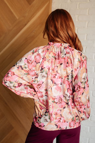 One Eleven North Understandably So Floral Blouse