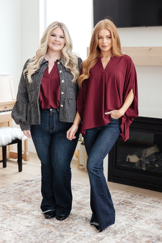 Andree by Unit Universal Philosophy Blouse in Wine