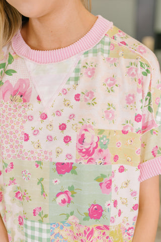 Haptics Until Tomorrow Patchwork Relaxed Tee