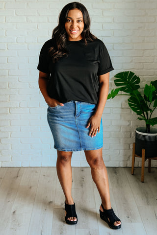 One Eleven North Uptown Crew T-Shirt in Black