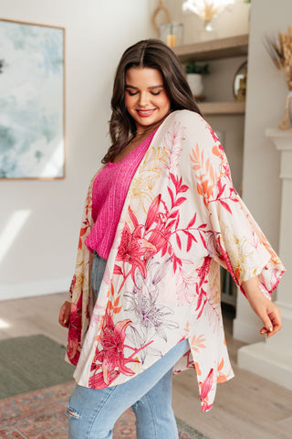 GeeGee Vacay Season Bell Sleeve Kimono