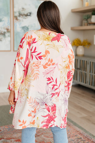 GeeGee Vacay Season Bell Sleeve Kimono