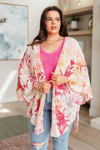 GeeGee Vacay Season Bell Sleeve Kimono