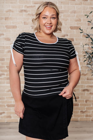 One Eleven North Vaguely Speaking Striped Top