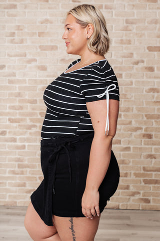 One Eleven North Vaguely Speaking Striped Top