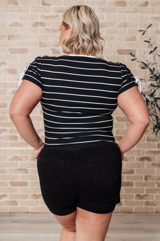 One Eleven North Vaguely Speaking Striped Top