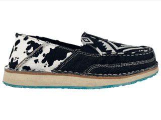 Very G "Jen" Black & White Slip-on Shoe