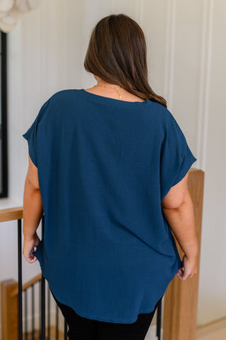Jodifl Very Much Needed V-Neck Top in Teal