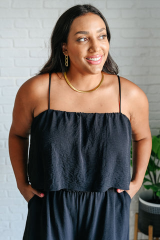 Sew In Love When All is Said and Done Spaghetti Strap Jumpsuit