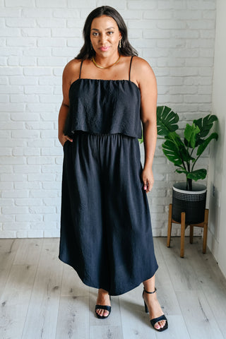 Sew In Love When All is Said and Done Spaghetti Strap Jumpsuit
