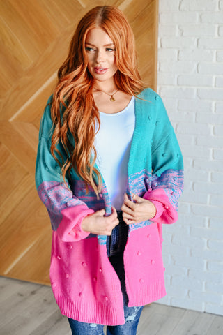 BiBi When We're Grooving Open Front Cardigan