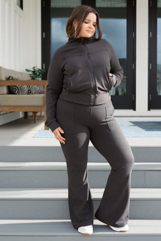 Rae Mode Where Are You Zip Up Jacket in Black