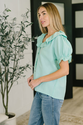 GiGio Wherever the Wind Blows Balloon Sleeve Blouse