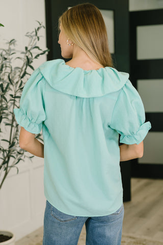 GiGio Wherever the Wind Blows Balloon Sleeve Blouse