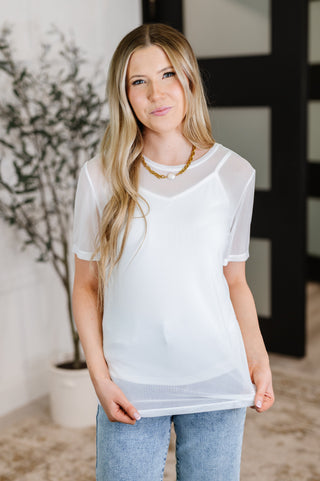One Eleven North Which Choice Layered Mesh Top