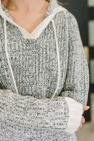 Haptics Who Can Live Without it Textured Split Neck Pullover