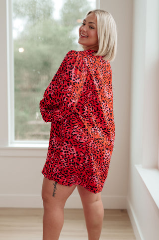 Jodifl Wild About Life Animal Print Dress