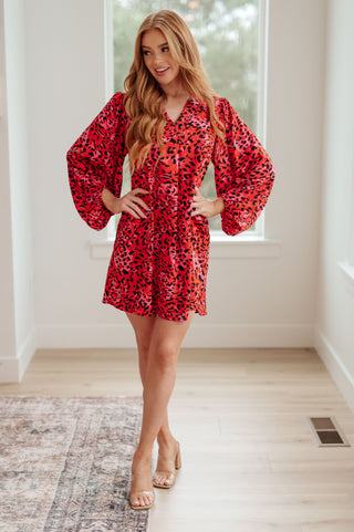 Jodifl Wild About Life Animal Print Dress