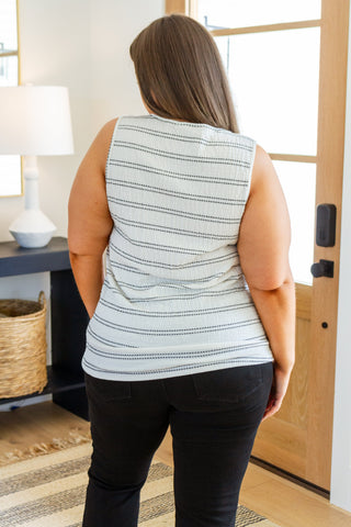 Haptics Wind In My Sails Striped Tank