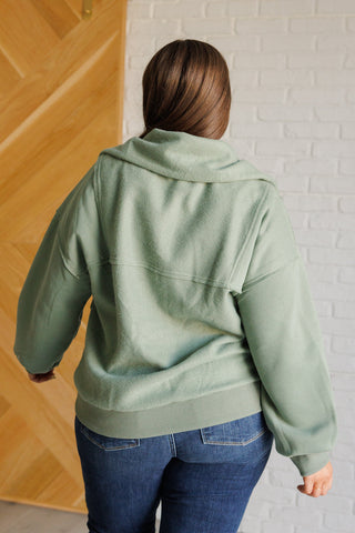 Very J Winter is Coming Fleece Collared Pullover
