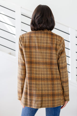 Haptics World Class Plaid Blazer