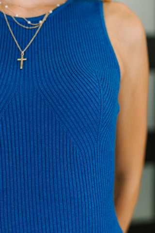 One Eleven North Your Full Attention Sweater Knit Midi Dress