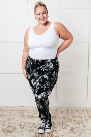Leggings Depot Your New Favorite Joggers in Rose Print