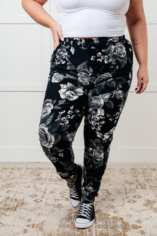 Leggings Depot Your New Favorite Joggers in Rose Print