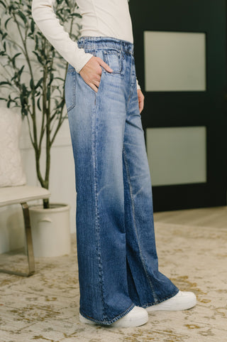 Dear Scarlett Zenim Printed Wide Leg Bottoms