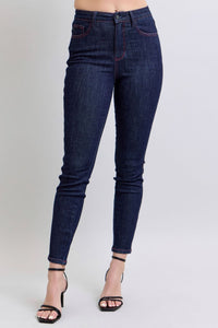 Judy Blue High Waist Heart Shaped Back Pockets Skinny Jeans 88916 - Exclusive-Jeans-Sunshine and Wine Boutique