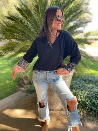 Textured Floral Blouse in Three Colors