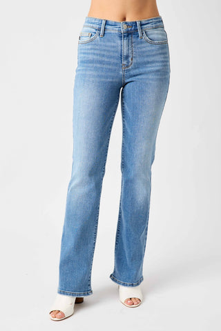 Judy Blue Judy Blue High Waist Straight Jeans - Exclusive-Jeans-Sunshine and Wine Boutique