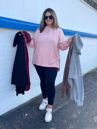 One Eleven North Best Selling Touch Of Fall Thermal Hoodie in Five Colors