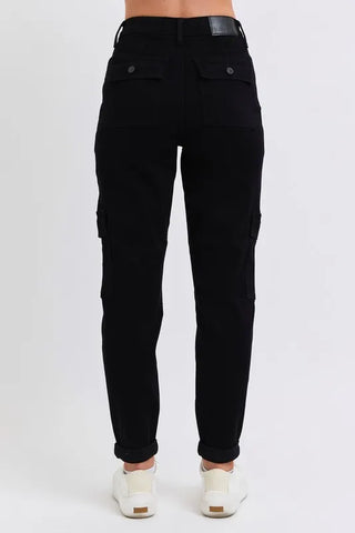 Judy Blue Full Size High Waist Cargo Cuffed Jogger Plus Size