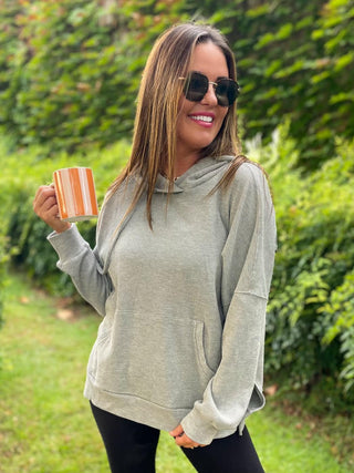 One Eleven North Best Selling Touch Of Fall Thermal Hoodie in Five Colors