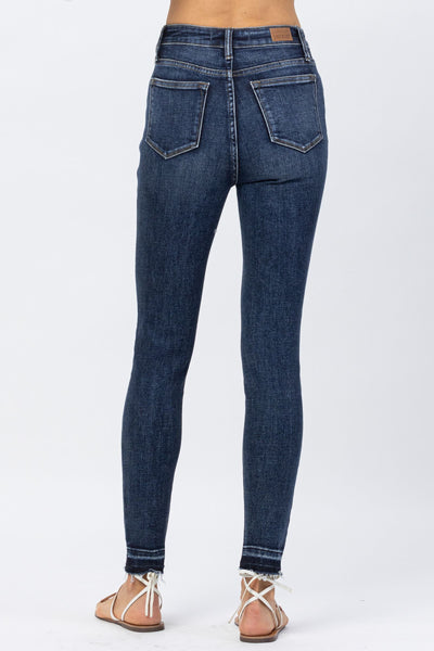 Judy Blue Hi-Waisted Tummy Control Clean Skinny Denim 88417 - Exclusive-Jeans-Sunshine and Wine Boutique
