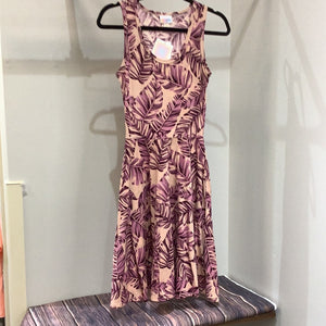 LuLaRoe Nicki Sleeveless Tank Dress Size XS Leaves-Shirts & Tops-Sunshine and Wine Boutique
