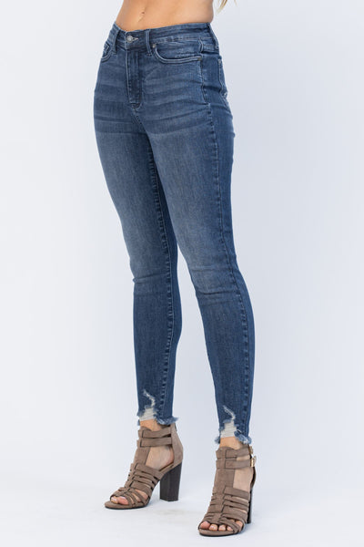 Judy Blue High Rise Tummy Control Skinny Denim 88425-Jeans-Sunshine and Wine Boutique