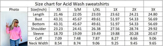 Kali Mineral Wash Sweatshirt In Assorted Colors