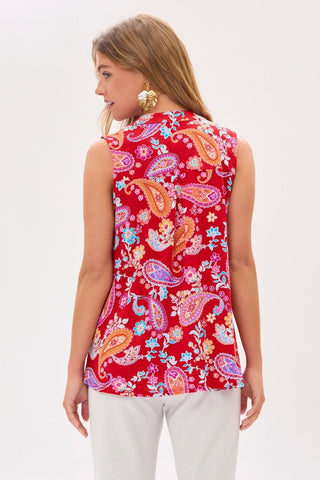 Dear Scarlett Dear Scarlett Lizzy Tank Top in Red