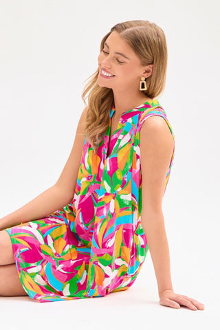 Dear Scarlett Dear Scarlett Lizzy Tank Dress in Multi