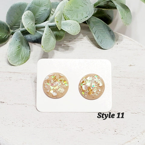 Bridal Studs | Style 11-Earrings-Sunshine and Wine Boutique