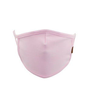 C.C Solid Face Mask, Pink-Face Mask-Sunshine and Wine Boutique