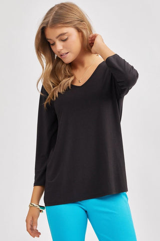Dear Scarlett Dear Scarlett Signature Classic V-Neck Top